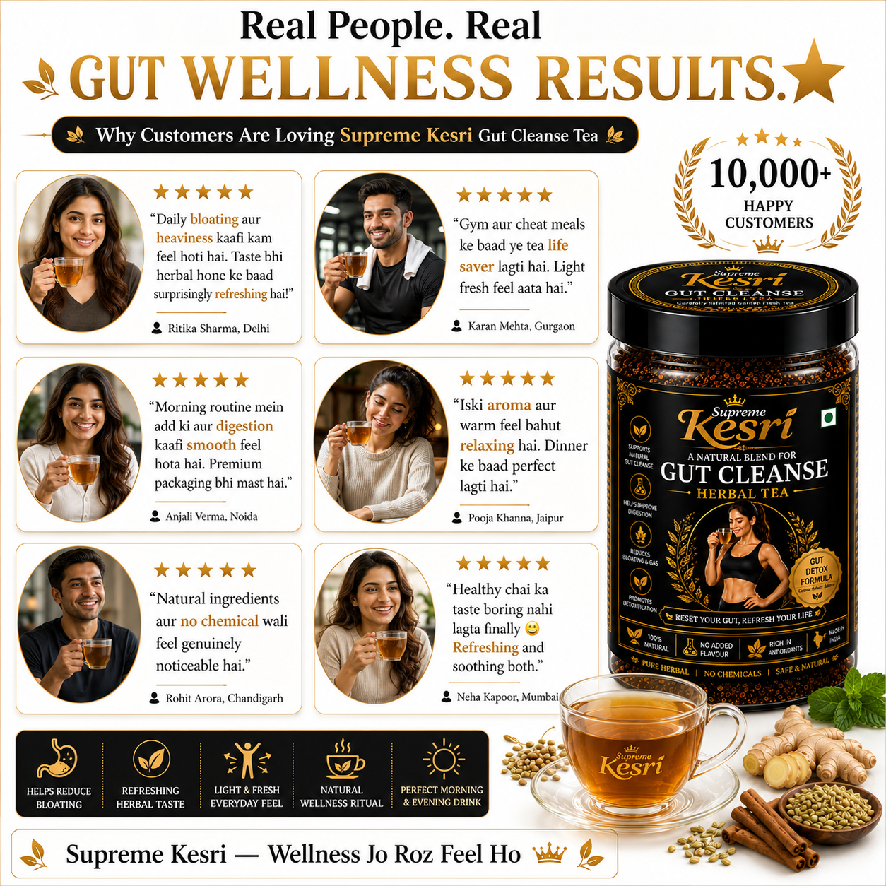 Gut Cleanse Herbal Tea -100g