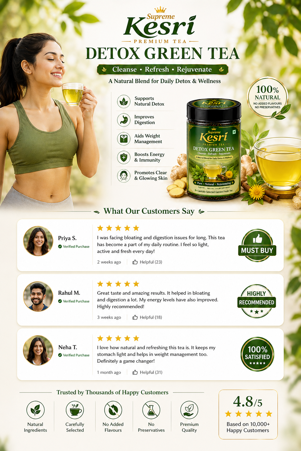 Detox Green Tea -100g
