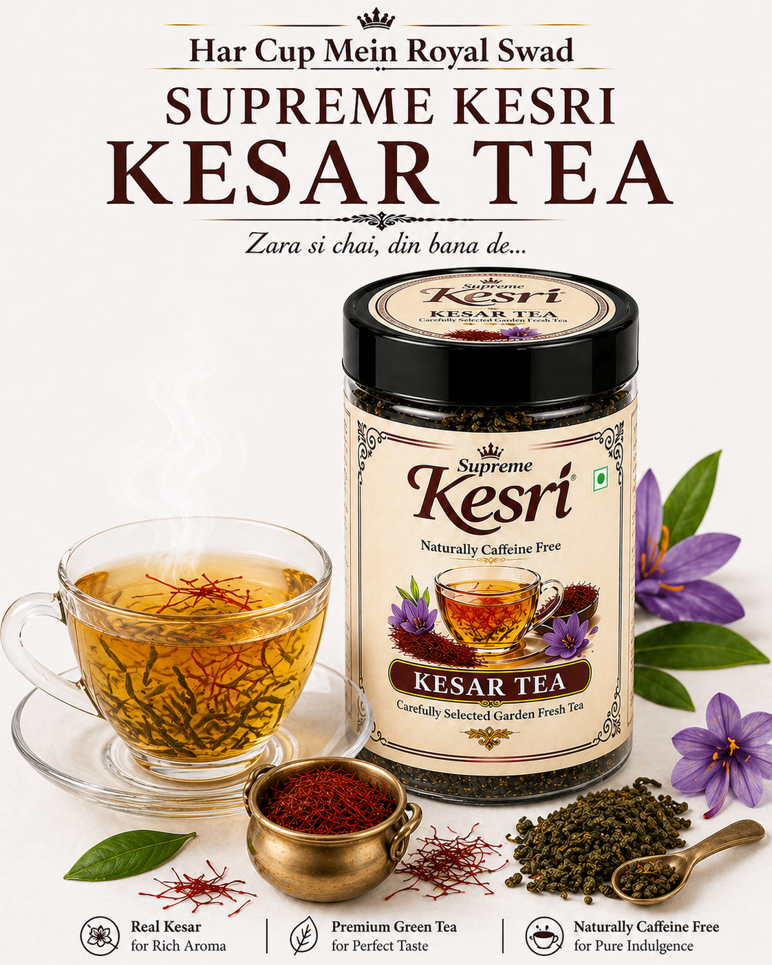 Kesar Green Tea 100g