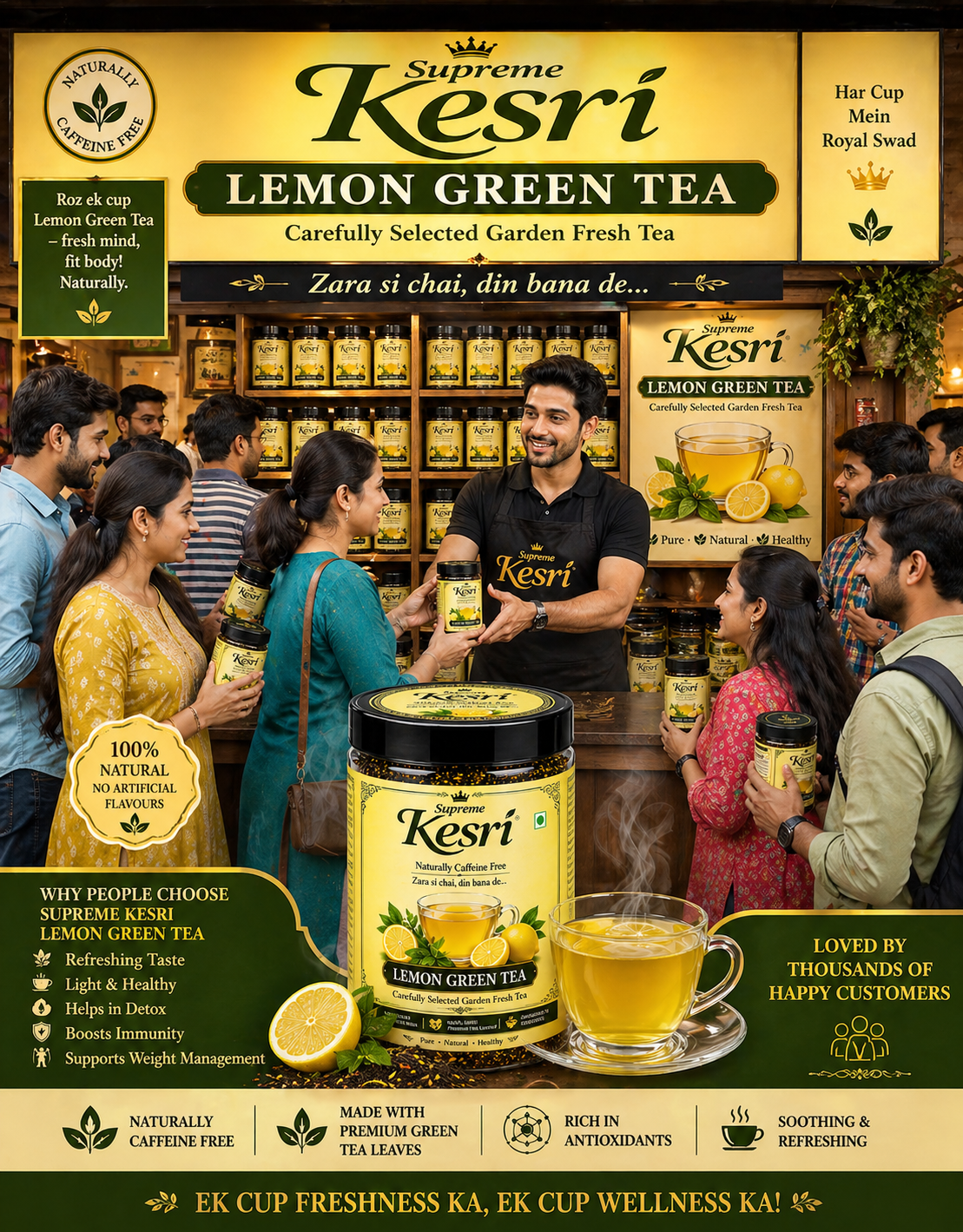 Lemon Green Tea -100g